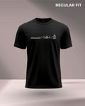 Kolkata Vibes Black | Regular Fit T-Shirt (Black)