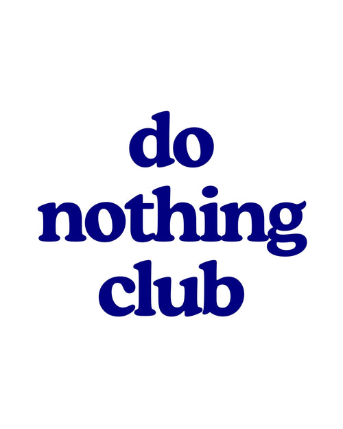 Do nothing club | Regular Fit T-Shirt (White)