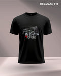 Princep Ghat | Regular Fit T-Shirt (Black)