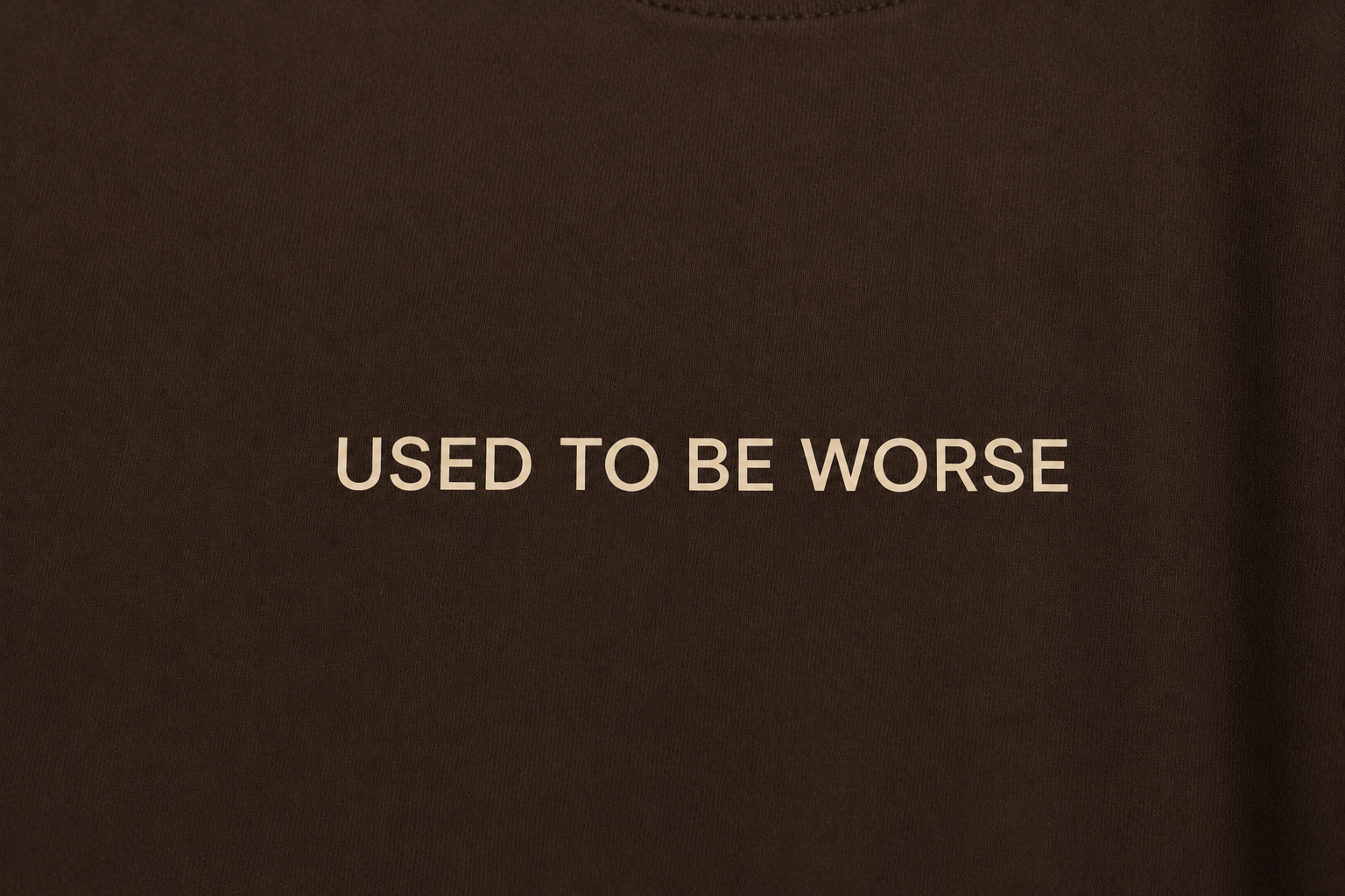 Used To Be Worse | Unisex | Regular Fit | Navy Blue | Cotton | 180 gsm