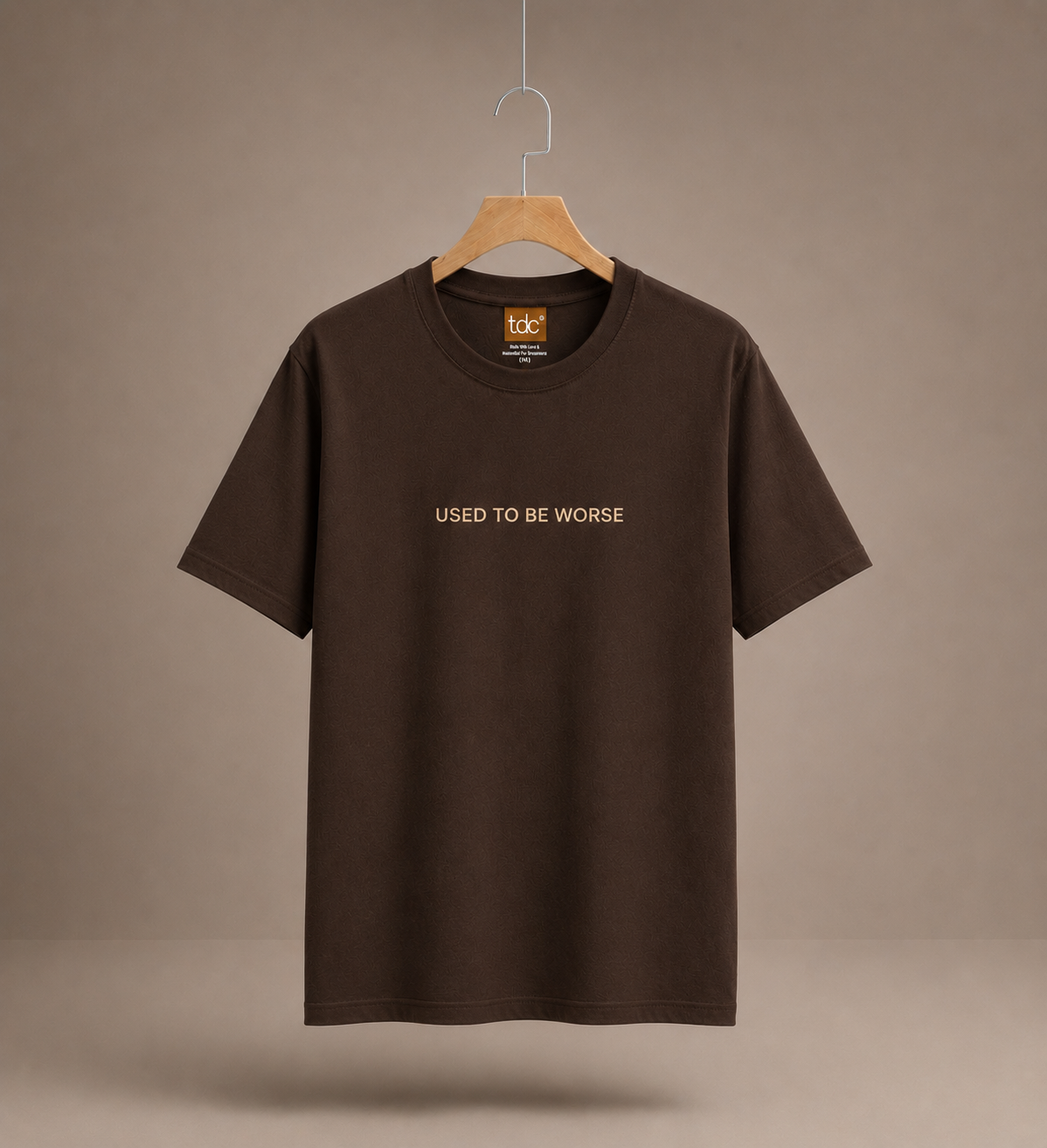 Used To Be Worse | Unisex | Regular Fit | Navy Blue | Cotton | 180 gsm