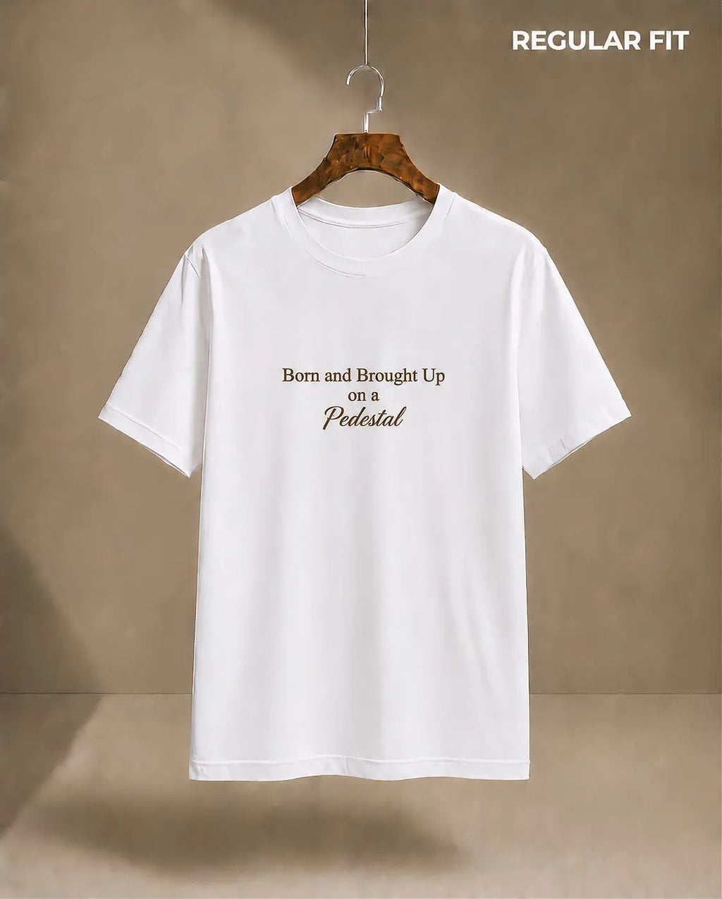 On a Pedestal | Regular Fit T-Shirt (White)