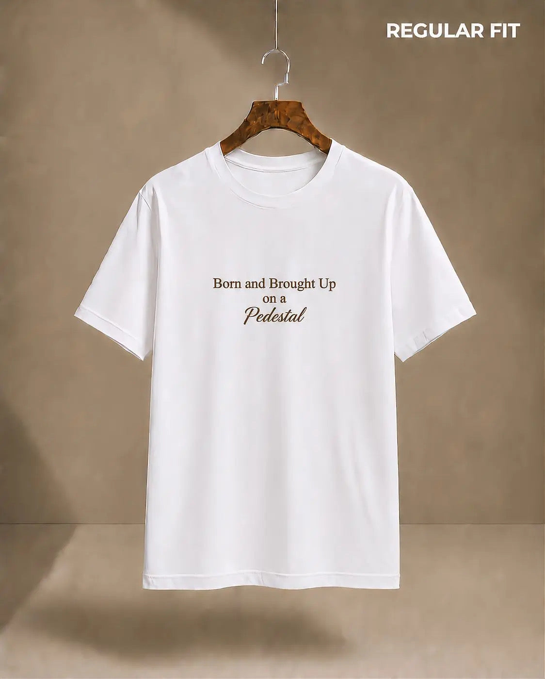 On a Pedestal | Regular Fit T-Shirt (White)