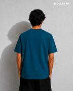 Overdrinking>>> Overthinking | Regular Fit T-Shirt (Teal)