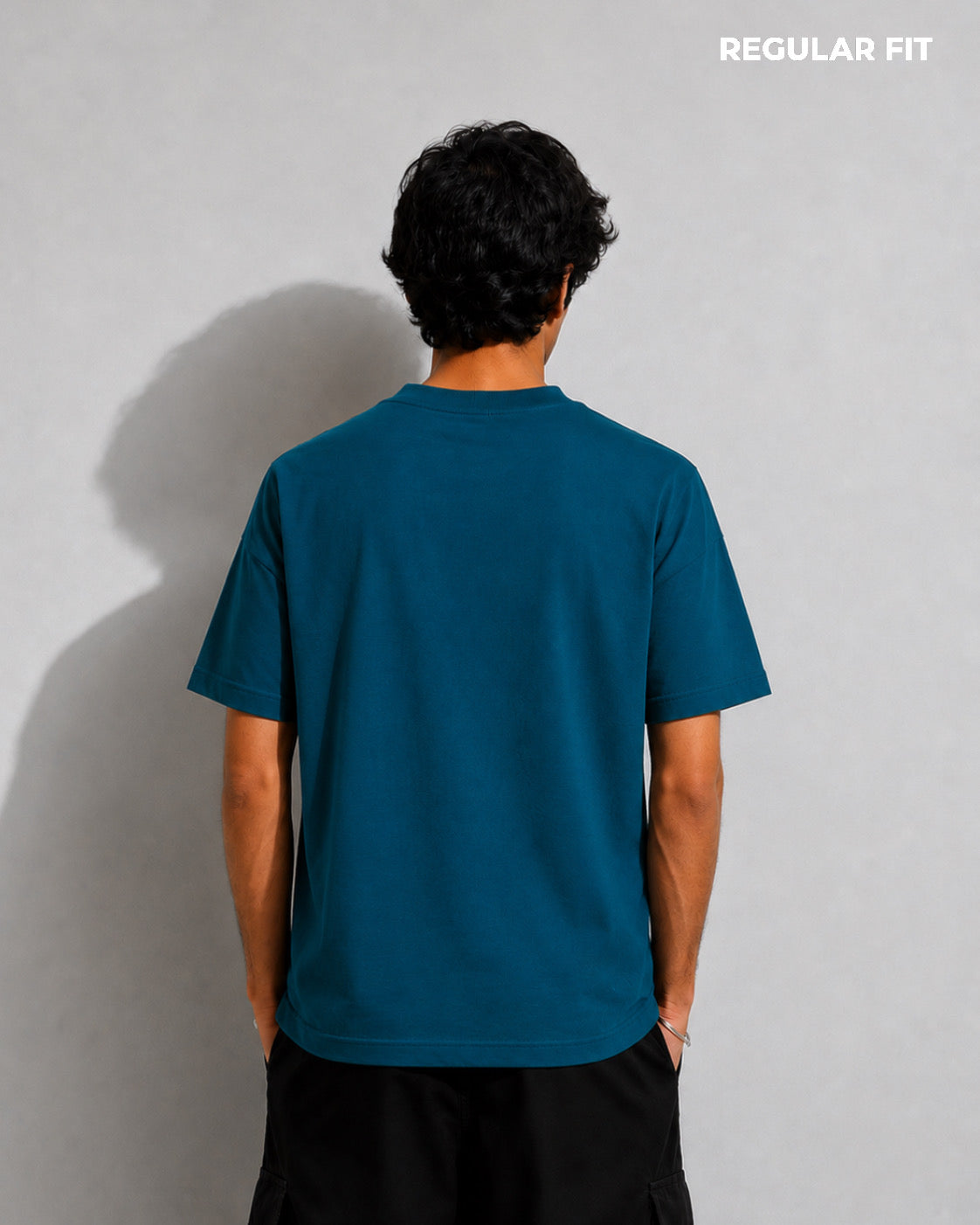 Overdrinking>>> Overthinking | Regular Fit T-Shirt (Teal)