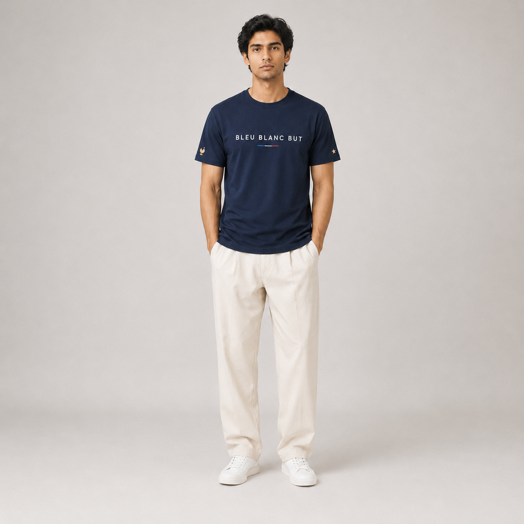 Bleu Blanc | France | Unisex | Regular Fit | Navy Blue | Cotton | 180 gsm