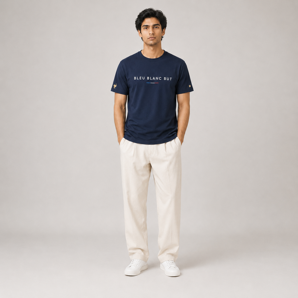 Bleu Blanc | France | Unisex | Regular Fit | Navy Blue | Cotton | 180 gsm