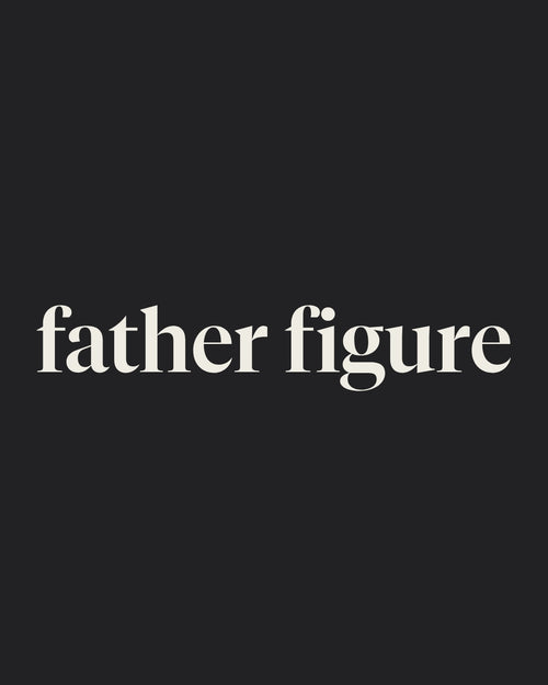 Father Figure | Oversize Fit T-Shirt (Black)